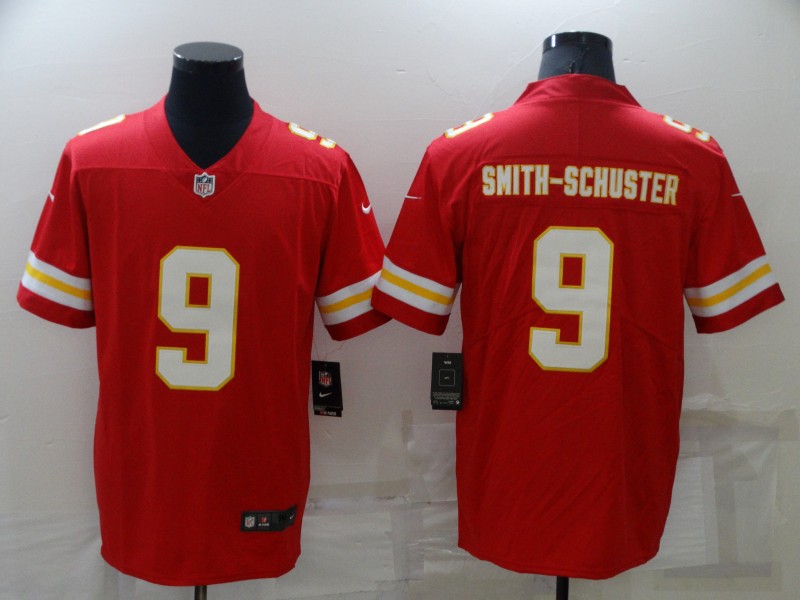 Men's Kansas City Chiefs JuJu Smith-Schuster #9 Red Jersey